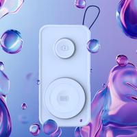 3mk PastelUp 10000mAh 22.5W USB 1A1C Bezvadu Portatīvais lādētājs (m) - zils