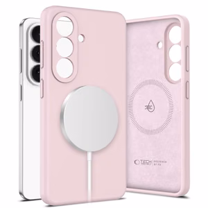 Tech-Protect Silikona MagSafe Maciņš for Samsung Galaxy S26+ - rozā