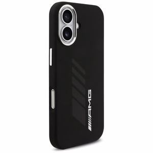AMG silikona Oversize Rhombs MagSafe apvalks iPhone 17 - melns