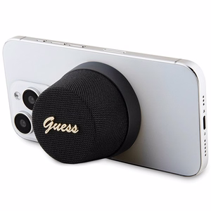 Guess magnētiskais Script Metal Bluetooth skaļrunis - melns