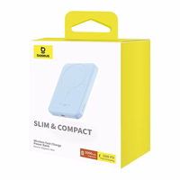 Magnētiskā mini zibspuldze Baseus 5000mAh, USB-C 20W (zila)