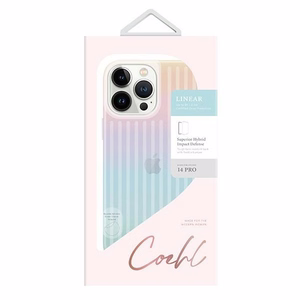 Uniq Coehl Linear viedtālruņa apvalks iPhone 14 Pro - perlamutra