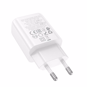 Lādētājs viedtālrunim Hoco USB A + USB C QC3.0 PD 3A 20W N61 balts