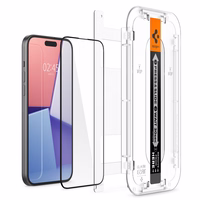 Spigen Glas.tR EZ Fit FC rūdītais stikls iPhone 15 Plus - melns