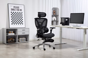 Activejet ergonomiskais biroja krēsls YK848, melns