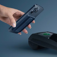 Uniq Heldro ID magnētisks maks ar statīvu un aproce - rozā