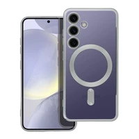 ELECTRO MAG COVER magnētiskais viedtālruņa apvalks, savietojams ar MagSafe, paredzēts SAMSUNG S24, sudraba