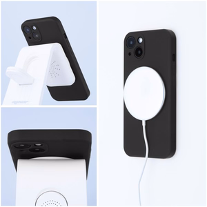 SILICONE MAG COVER viedtālruņa apvalks, saderīgs ar MagSafe, IPHONE 11 melns