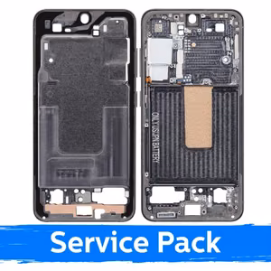 Средняя рамка для Samsung S911 S23 / зелёный / (Service Pack)