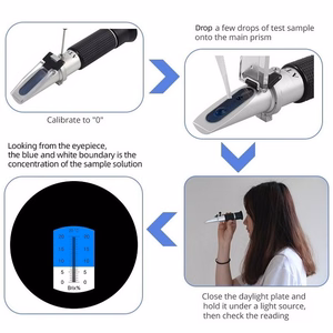 Handheld Refractometer, 0-32% Brix, ATC, Sugar Meter