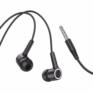 HOCO vadu austiņas Jack 3,5 mm ar mikrofonu M104 melnas
