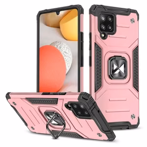 Wozinsky Ring Armor Case с подставкой прочный защищённый чехол для Samsung Galaxy A42 5G розовый