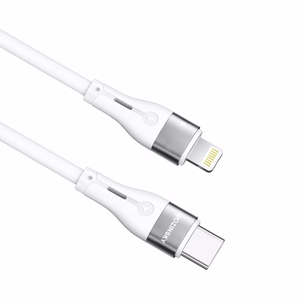 Wozinsky WSTCL1 Lightning / USB-C PD 27W kabelis 1m - balts