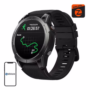 Zeblaze Stratos 3 Pro viedpulkstenis (melns)