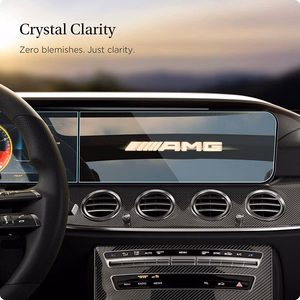 Spigen tempered glass "EZ FIT" SET MERCEDES E-CLASS 2020 / 2021