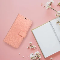 MEZZO grāmatas apvalks IPHONE 16 Pro Max mandala persiku pūka