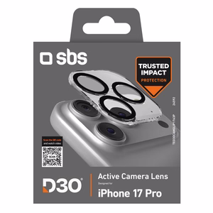 SBS Camera Glass для iPhone 17 Pro с технологией D3O