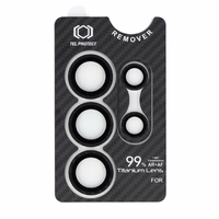 Rūdītais stikls Tel Protect Titanium objektīva 99% AR Aramid sērija kamerai Samsung Galaxy S25 Ultra (5 gab.)