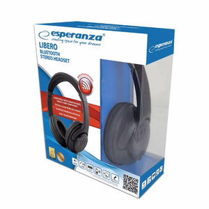 Esperanza Libero EH163K Headset Wireless Head-band Music Mini-USB Bluetooth melns