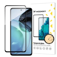 Wozinsky Aizsargstikls ar pilnu līmējumu Motorola Moto G72 9H, ar melnu rāmi