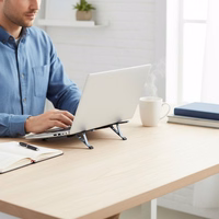 FORCELL F-GRIP Fold Stand H Pro galda turētājs - pelēks