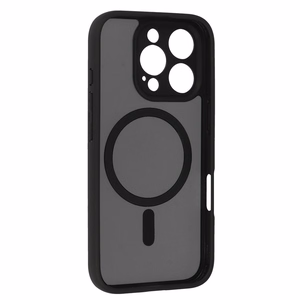 Pilnīgi matēts magnētiskais apvalks Iphone 15 Pro melns
