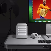 Orico 8848U4 DAS sērijas 4 bay M.2 NVMe SSD disku masīvs - balts