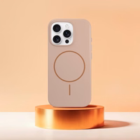 Premium glancēts magnētiskais apvalks ar kameras vadības pogu, saderīgs ar MagSafe, IPHONE 16 PLUS tuksneša zelts