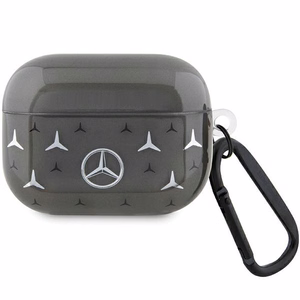 Mercedes MEAP8DPMGS AirPods Pro чехол чёрный/чёрный Large Star Pattern