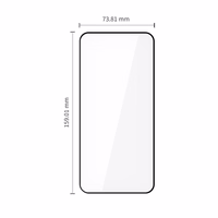Tech-Protect Glass Fit+ 2 gabali rūdītā stikla iepakojums priekš Xiaomi Redmi Note 15 Pro 5G - Melns