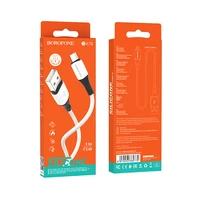 Borofone Kabelis BX79 - USB uz Micro USB - 2,4A 1 metrs balts