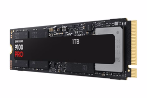 Samsung 9100 PRO 1TB SSD M.2 PCIe Gen5 NVMe, lasīšana 14700 MB/s, rakstīšana 13300 MB/s