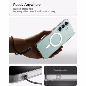 Spigen Ultra Hybrid Mag MagSafe maciņš, paredzēts Samsung Galaxy S26 FE, balts