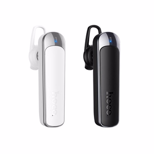 Hoco E201 bezvadu mono austiņa ar mikrofonu, ENC, Bluetooth 6.0, 130 mAh, balta