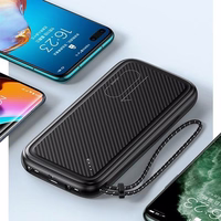 USAMS Portatīvais lādētājs PB56 10000mAh 2xUSB /USB-C / MicroUSB Fast Charge balts/white 10KCD15002 (US-CD150)