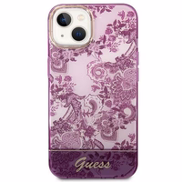 Guess GUHCP14MHGPLHF iPhone 14 Plus 6.7 "fuksija/fuksija cietais apvalks Porcelain Collection