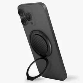 Uniq Gripfit Premium 360 magnētiskais turētājs ar statīvu – melns / oglekļa melns