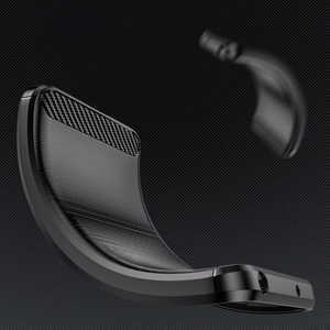 Carbon viedtālruņa apvalks iPhone 17 Pro - melns