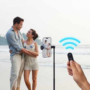 Wozinsky WRZP1 selfiju nūja ar automātiski izvelkamām kājām un statīva funkciju, 1.7 m - melna