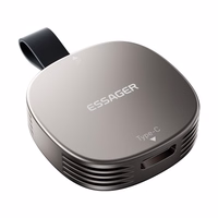 Bezvadu lādētājs Essager "Moon" melns 15W (Apple Watch)