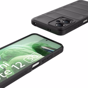 Magic Shield viedtālruņa apvalks Xiaomi Redmi Note 12 5G / Poco X5 5G elastīgs bruņu apvalks sarkana