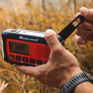 Midland ER100 avārijas radio ar 2600 mAh akumulatoru