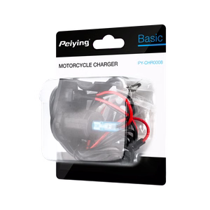 Motocikla lādētājs ar 2 USB portiem, 3100 mA