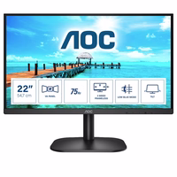 AOC B2 22B2H/EU LED display 54.6 cm (21.5") 1920 x 1080 pixels Full HD melns