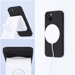 SILICONE MAG COVER viedtālruņa apvalks, saderīgs ar MagSafe, IPHONE 11 Pro melns