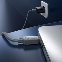 Kabelis USB-C uz USB-C Hoco 3A 60W 1 m X113 pelēks