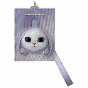 Nimmy Big Eyed Pet 2.0 Trusis 3-in-1 Viedtālruņa apvalks + maks + sekošanas ierīces korpuss - violets