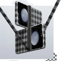 Benks Magnētiskais Armor Vichy Spin Kevlar Viedtālruņa apvalks 1000D (BK48) Samsung Galaxy Z Flip 7 melns