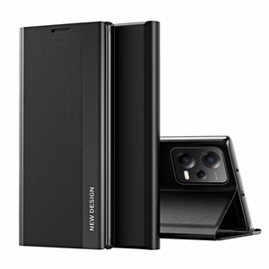 Sleep Case Pro viedtālruņa apvalks Xiaomi Redmi Note 12 5G / Poco X5 5G ar statīvu melns