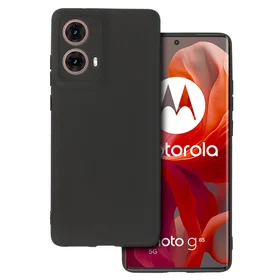 Aizmugurējais apvalks MATT Motorola Moto G85 5G melns